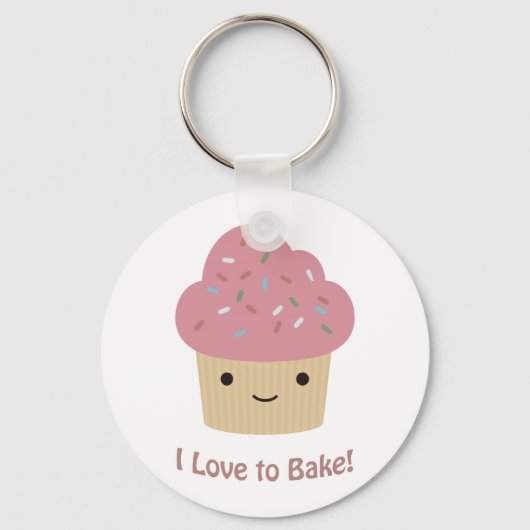 Ich Liebe zu backen Schlüsselanhänger (Vorderseite)