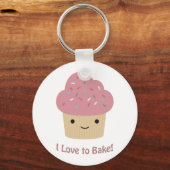 Ich Liebe zu backen Schlüsselanhänger (Vorderseite)