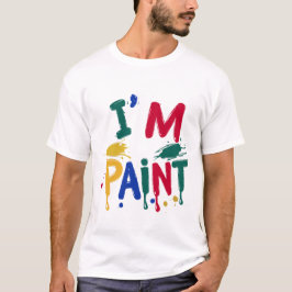 Ich Liebe zu Finger Paint Ich bin Paint Couple T-Shirt