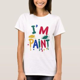 Ich Liebe zu Finger Paint Ich bin Paint Couple T-Shirt