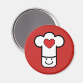 Ich Liebe zu kochen Magnet (Vorderseite/Rückseite)