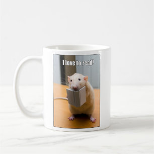 Ich Liebe zu lesen! Marty-Maus-Tasse Kaffeetasse