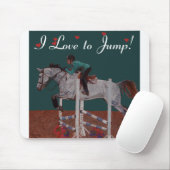 Ich Liebe zu springen! Pferd Mousepad (Mit Mouse)