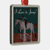 Ich Liebe zu springen! Pferdeverzierung Ornament Aus Metall (Rechts)