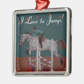Ich Liebe zu springen! Pferdeverzierung Ornament Aus Metall (Links)