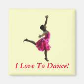 Ich Liebe zu tanzen! Magnet (Vorne)