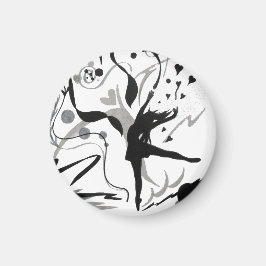 Ich Liebe zu tanzen Magnet