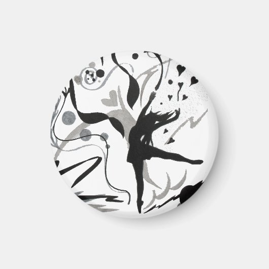 Ich Liebe zu tanzen Magnet (Vorne)