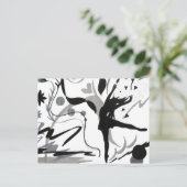 Ich Liebe zu tanzen! Postkarte (Stehend Vorderseite)