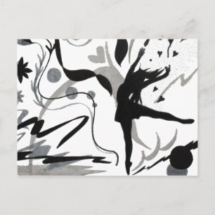 Ich Liebe zu tanzen! Postkarte