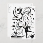 Ich Liebe zu tanzen! Postkarte (Vorne/Hinten)