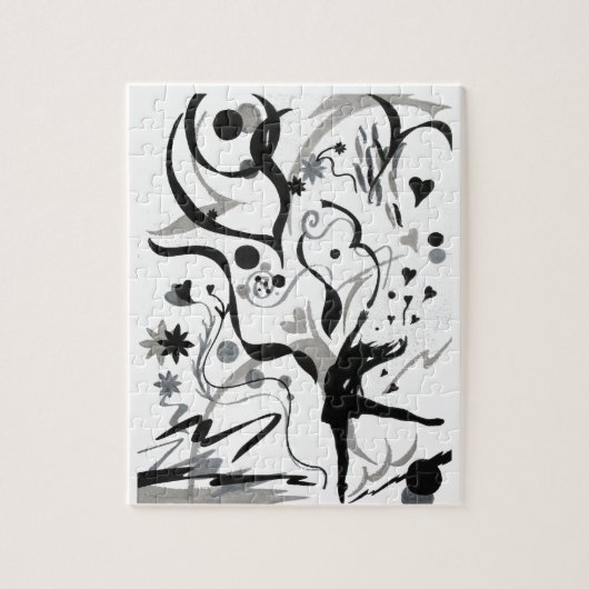 Ich Liebe zu tanzen! Puzzle (Vertikal)