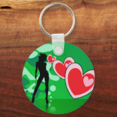 Ich Liebe zu tanzen! Schlüsselanhänger (Vorderseite)