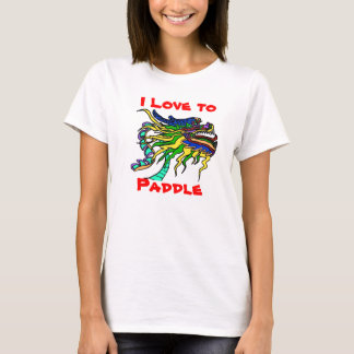 Ich Liebe zum Paddel T-Shirt