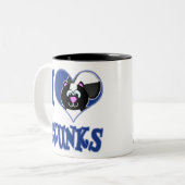 Ich Liebe Zweifarbige Tasse (Vorderseite Links)