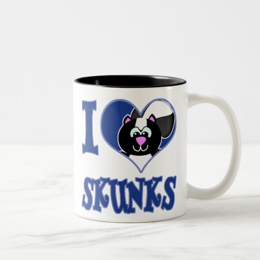 Ich Liebe Zweifarbige Tasse (Rechts)