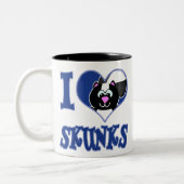 Ich Liebe Zweifarbige Tasse (Links)