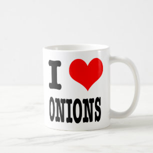 ICH LIEBE ZWIEBELN KAFFEETASSE