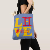 ♊★😍Ich liebe Zwillinge-Bestes-Sternzeichen-All-Ov Tasche (Von Nahem)