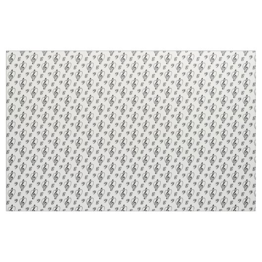 "Ich Liebeclefs-" Gewebe Stoff (Fat Quarter (45,7 x 55,9 cm))