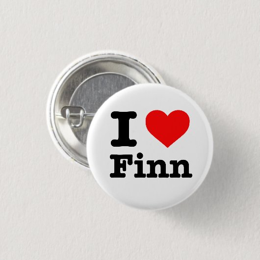 "ICH LIEBEFINN" 1,25 Zoll Button (Vorne & Hinten)
