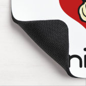 Ich Liebehaß Zwiebeln Mousepad (Ecke)