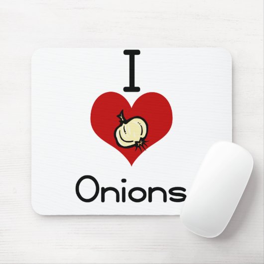 Ich Liebehaß Zwiebeln Mousepad (Mit Mouse)