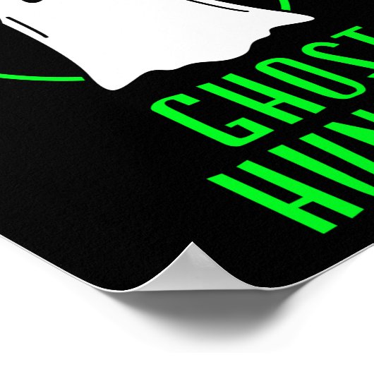 Ich lieber Geisterjagd Paranormal Poster (Ecke)