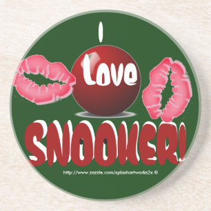 "ICH LIEBESNOOKER! Untersetzer "