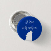 "Ich Liebewolf-Schieber" Knopf Button (Vorne & Hinten)