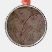 Ich liebte Sie, bevor ich Sie traf Ornament Aus Metall (Vorne)