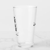 Ich lief 50 Meilen Ultramarathon Race Funny Runnin Glas (Links)