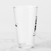 Ich lief 50 Meilen Ultramarathon Race Funny Runnin Glas (Rechts)