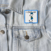 Ich Liefere Briefträger Button (Beispiel)
