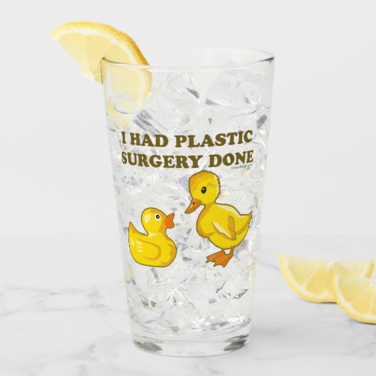 Ich ließ PlastikOperation erfolgen Glas (Vorderseite Ice)