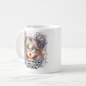 Ich ließ Zeug, das ich nicht Kontrolle Tasse (Vorderseite Links)