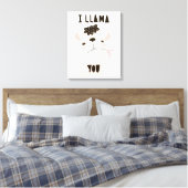 Ich Llama You Leinwanddruck (Insitu (Schlafzimmer))
