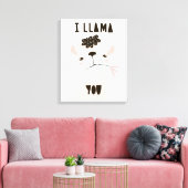 Ich Llama You Leinwanddruck (Insitu (Wohnzimmer))