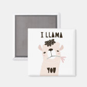 Ich Llama You Magnet (Vorderseite/Rückseite)