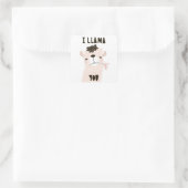 Ich Llama You Quadratischer Aufkleber (Tasche)
