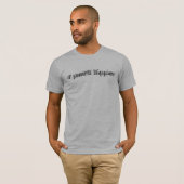 Ich loche Hippies T-Shirt (Vorne ganz)