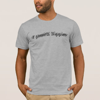 Ich loche Hippies T-Shirt