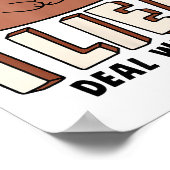 Ich log, damit werde ich lustig Groundhog Day Männ Poster (Ecke)