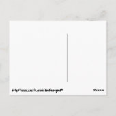 Ich löse alle meine Probleme mit Voodoo Postkarte (Rückseite)