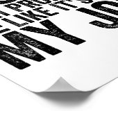 Ich löse Matheprobleme wie es mein Job ist Lustig Poster (Ecke)