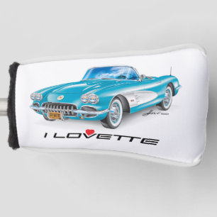 Ich LOVETTE EINZIGARTIGES AUTO DESIGN GOLF KOPF ÜB Headcover