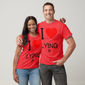 Ich lüge Liebe T-Shirt (Unisex)