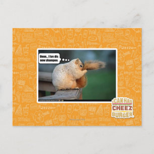 Ich luv neues Shampoo Postkarte