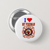 ICH LUY MEIN FIREMAN BUTTON (Vorne & Hinten)