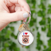 ICH LUY MEIN FIREMAN SCHLÜSSELANHÄNGER (Hand)